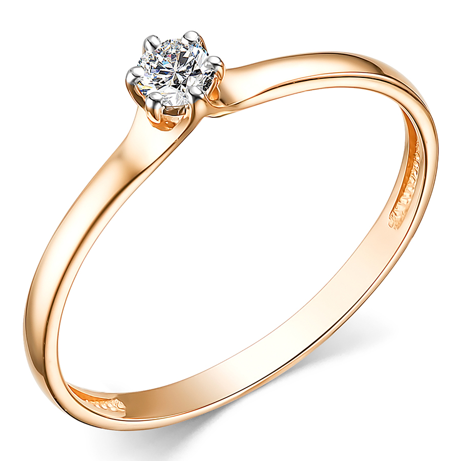 Кольцо, золото, бриллиант, 15570-100